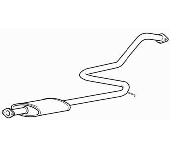 Quality centre exhaust - exhaust, middle